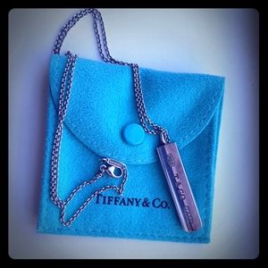 Tiffany & Co Bar pendant necklace